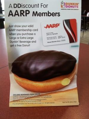 Discount for AARP members!