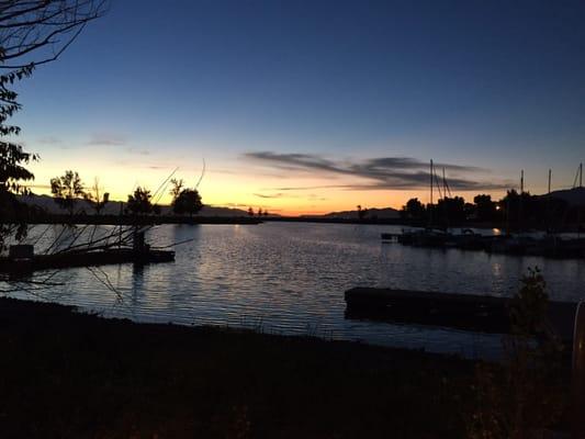 Sunset Utah Lake Provo Marina