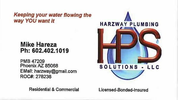 Harzway Plumbing Solutions