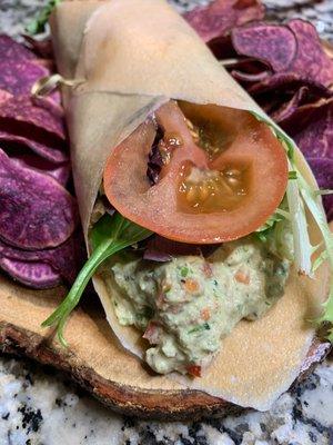 Chikinless Salad Wrap