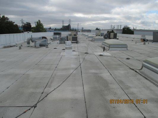 Annual preventative maintenance roof services for commercial buildings