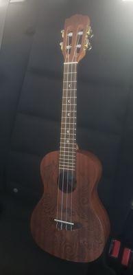 LUNA brand ukelele that I bought there, amazing uekele I got for a very good price!