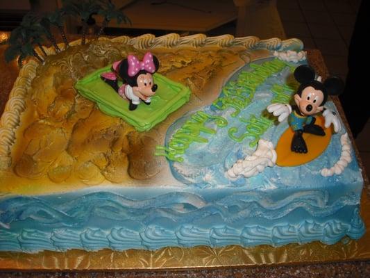 Micky and Minnie cake