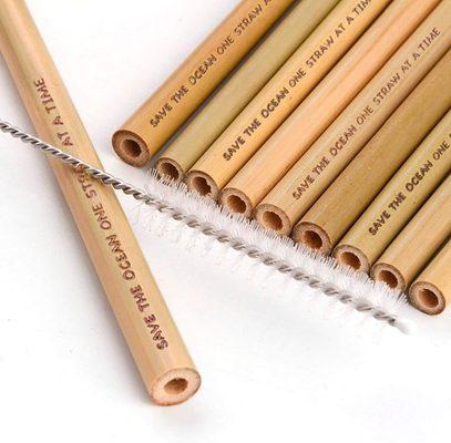 Bamboo reusable straws