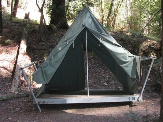 Tent platforms