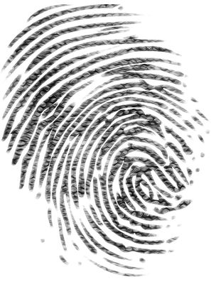 Thumb print logo