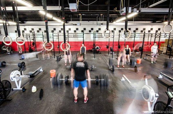 Deadlifts on the whiteboard