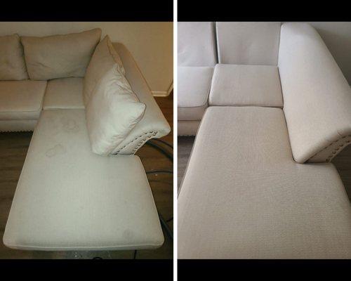 Upholstery Cleaning job performed at Miami Lakes, FL.