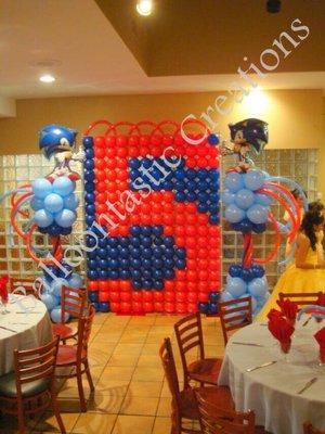 Sonic theme Birthday Party