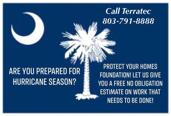 Free assessment of any foundation repair problem 
You may have. Be ready for hurricane season!