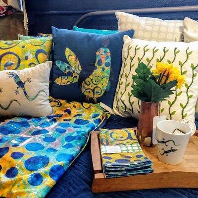 Pillows and Kitchenware