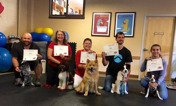 Pup 2 Graduates - BRAVO!