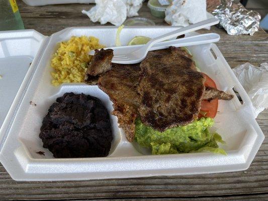 Carne Asada plate