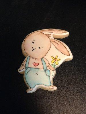 Love this little watercolor bunny.