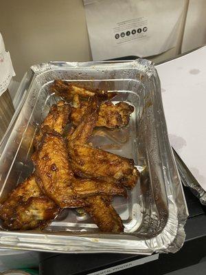 Bbq wings - they didnt bother to cut the wing tips off