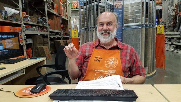 Jeff in flooring & home decor dept. is a good guy that knows his stuff.