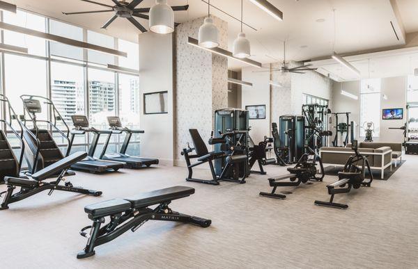 Expansive Fitness Center