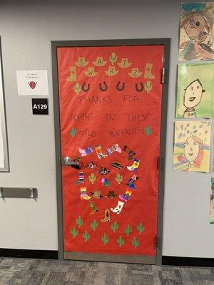 Teacher Appreciation Week door decorations