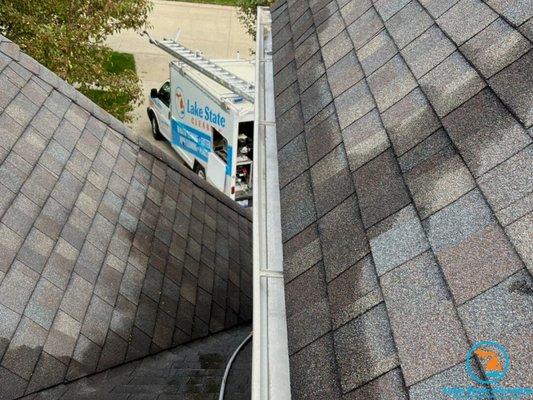 Gutter Cleaning in Wixom, MI by Lake State Cleaning