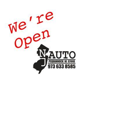 We're open