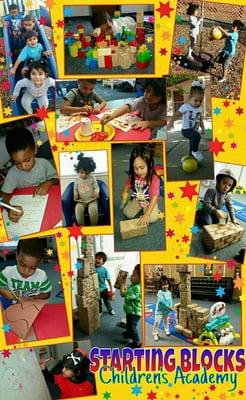 Encouraging Teamwork, Creativity, early writing and reading skills! BLOCK DAY!