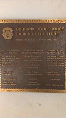 Burbank Courthouse Parking Structure