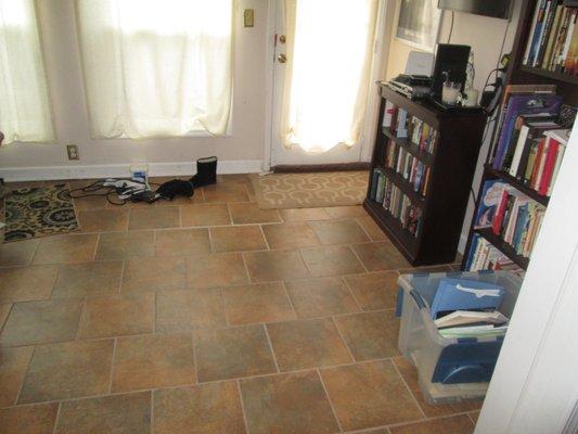 tile flooring