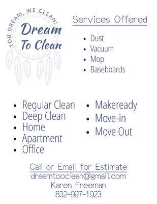 Dream To Clean