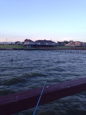 View from pier at RV Park