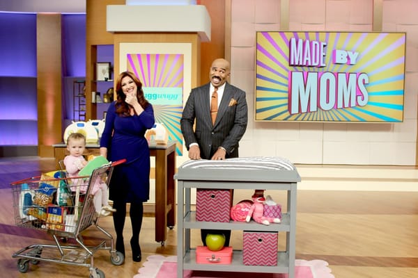 STEVE HARVEY TV SHOW Mom Inventor Lisa Cash Hanson Sharing how Snuggwugg helps babies