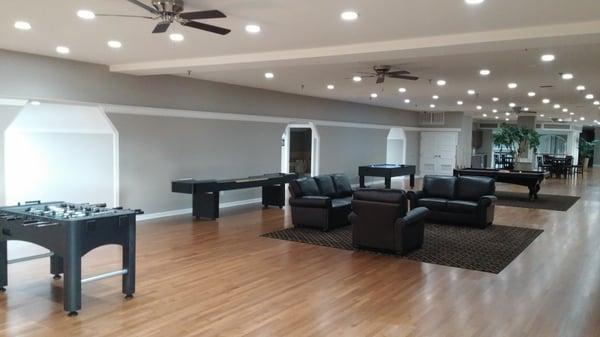 Another view of the car dealership remodel. We took care of everything electrical from lights to hand driers.