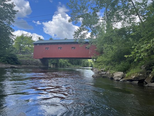 Battenkill River...one of 4 bridges we paddled under.