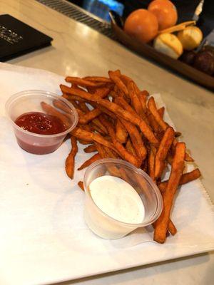 Sweet potato fries off menu request