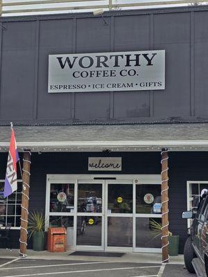 Worthy Coffee CO. Store Front