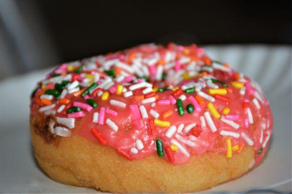 Strawberry donut