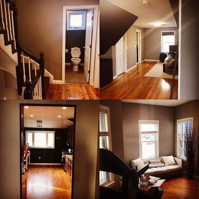 Interior painting and home cleaning after finishing newton ma