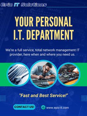 We're your personal IT department!