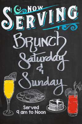 Brunch Served Saturday & Sundays