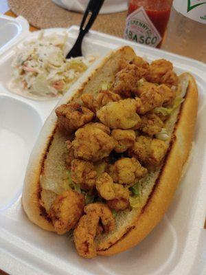 Vols vs Gators Football Game Day in Knoxville = Fried Gator PoBoy Sandwich