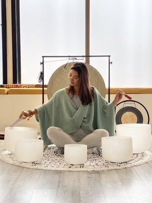 Yoga and Meditation with Sound healing private session