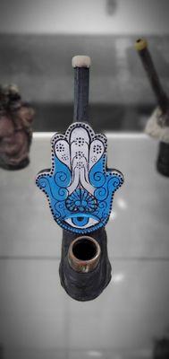 Khamsa pipe