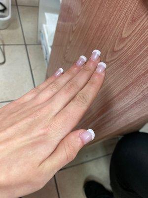 French tip fill