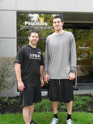 Clinic Director Chris Leck & Nick Collison