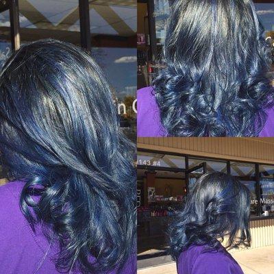 Blue Balayage