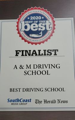 Best Driving School 2020, Thank you everyone who voted.