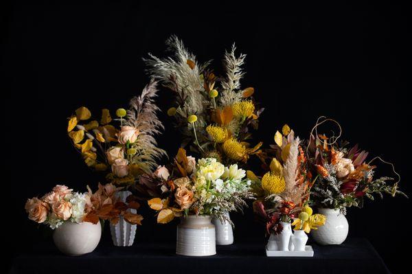 Fall Flowers for Autumn 2023 - all designs are ordered in advance