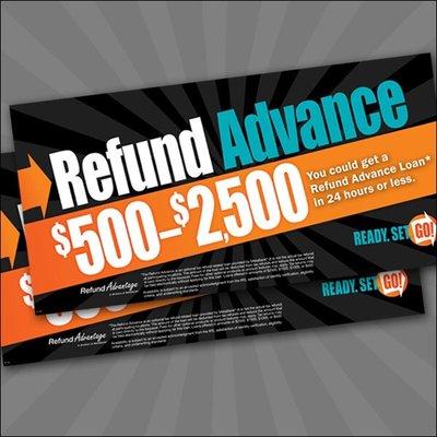 Refund Advances up to $2500!!!