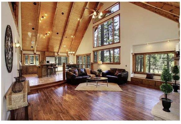 Living Room with Beautiful view of the Outside