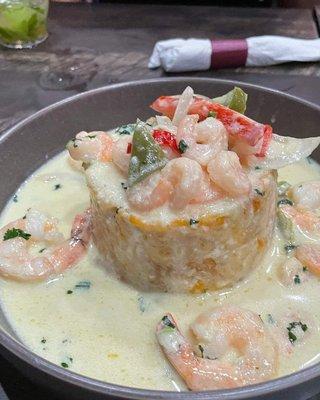 Creamy Shrimp Mofongo