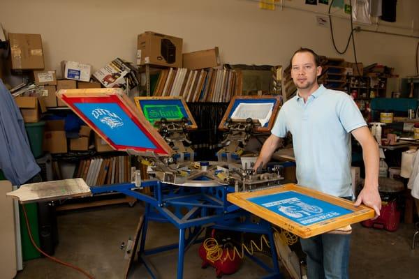 John on the Silkscreen Octupus